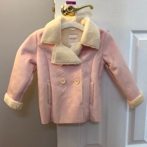 Cat and Jack pink faux suede jacket